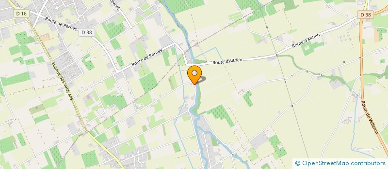 localisation de l'entreprise MONSIEUR SERGE GAUTHIER  PERNES-LES-FONTAINES