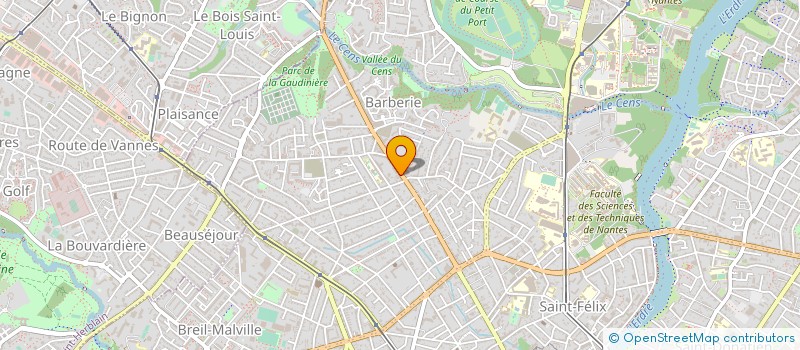 localisation de l'entreprise MONSIEUR SERGE GAUTHIER  NANTES