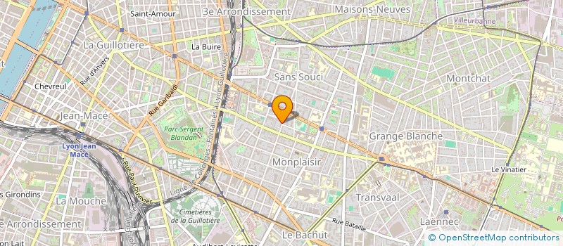 localisation de l'entreprise MONSIEUR SERGE GAUTHIER  LYON