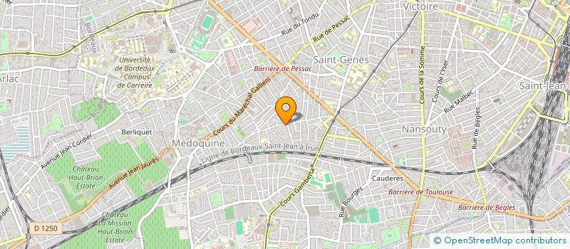 localisation de l'entreprise MONSIEUR SERGE GAUTIER  TALENCE