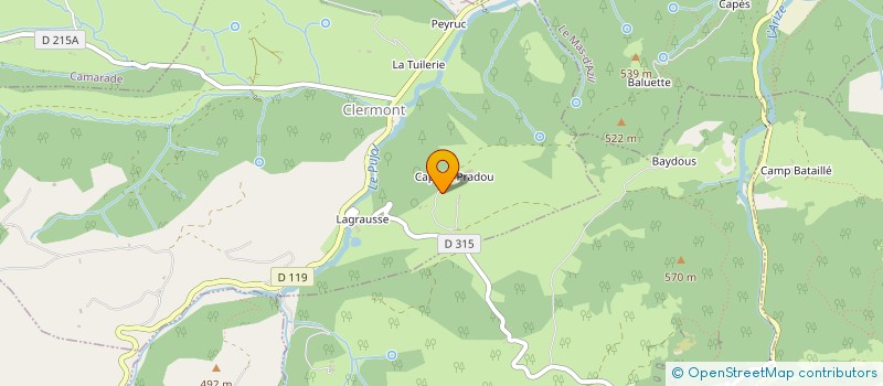 localisation de l'entreprise MONSIEUR SERGE GAZAILLET à CLERMONT