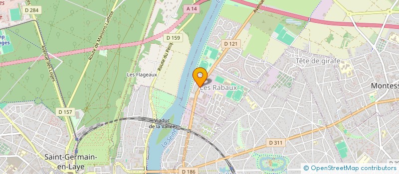 localisation de l'entreprise MONSIEUR SERGE GENONI  MONTESSON