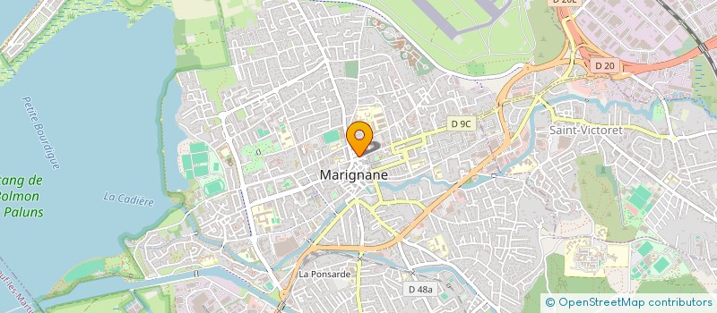 localisation de l'entreprise MONSIEUR SERGE GERBER  MARIGNANE