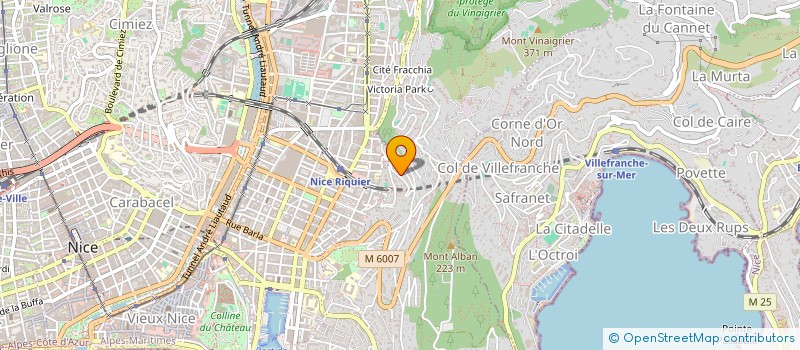 localisation de l'entreprise MONSIEUR SERGE GHENASSIA à NICE