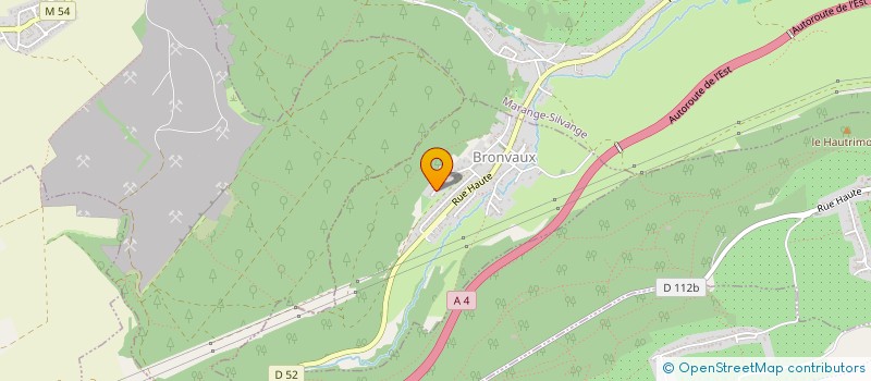 localisation de l'entreprise MONSIEUR SERGE GIACOMELLI  BRONVAUX