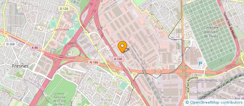 localisation de l'entreprise MONSIEUR SERGE GIANCRECO  RUNGIS