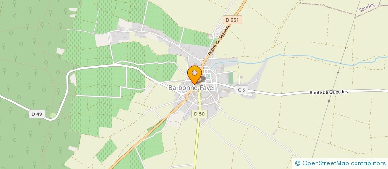 localisation de l'entreprise MONSIEUR SERGE GIBIAT  BARBONNE-FAYEL