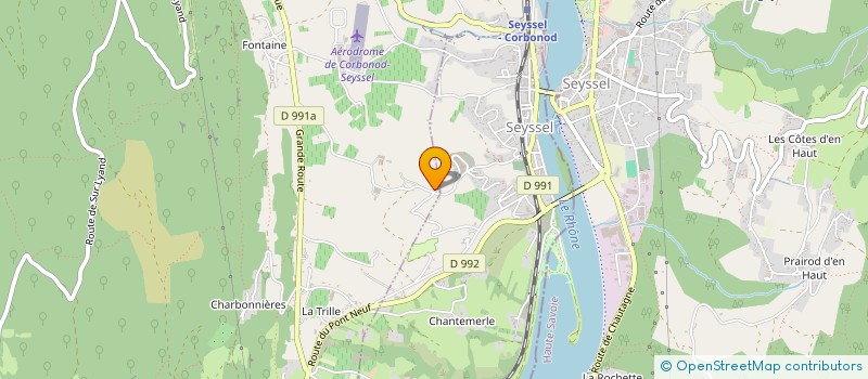 localisation de l'entreprise MONSIEUR SERGE GIGUET  CORBONOD