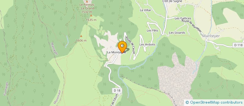 localisation de l'entreprise MONSIEUR SERGE GIMENEZ  MANTEYER