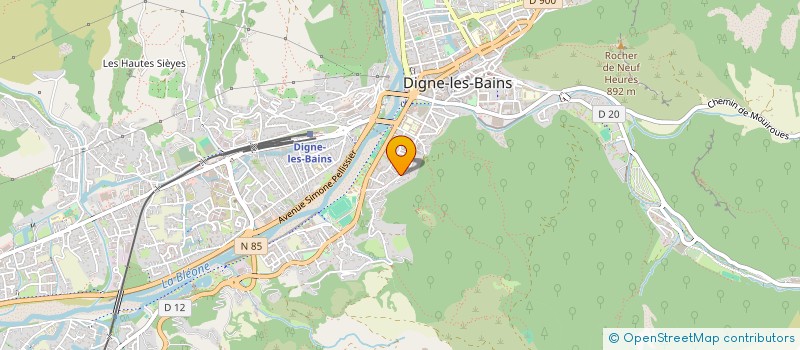 localisation de l'entreprise MONSIEUR SERGE GLOAGUEN  DIGNE-LES-BAINS