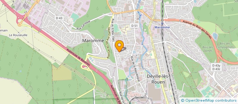 localisation de l'entreprise MONSIEUR SERGE GOBERT  MAROMME