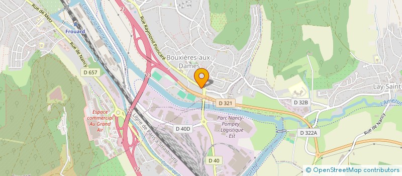 localisation de l'entreprise MONSIEUR SERGE GODELIER  BOUXIERES-AUX-DAMES