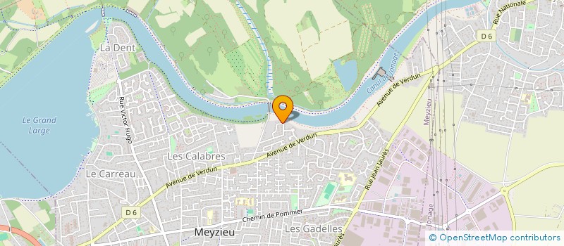 localisation de l'entreprise MONSIEUR SERGE GONTIER  MEYZIEU