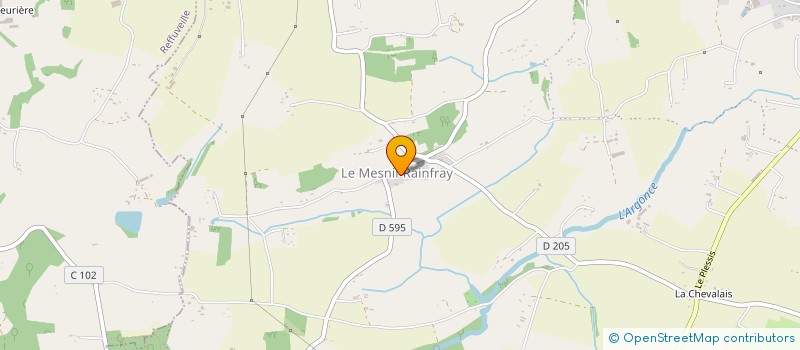 localisation de l'entreprise MONSIEUR SERGE GONTIER  JUVIGNY LES VALLEES