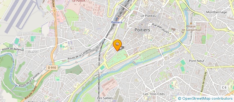 localisation de l'entreprise MONSIEUR SERGE GORON  POITIERS