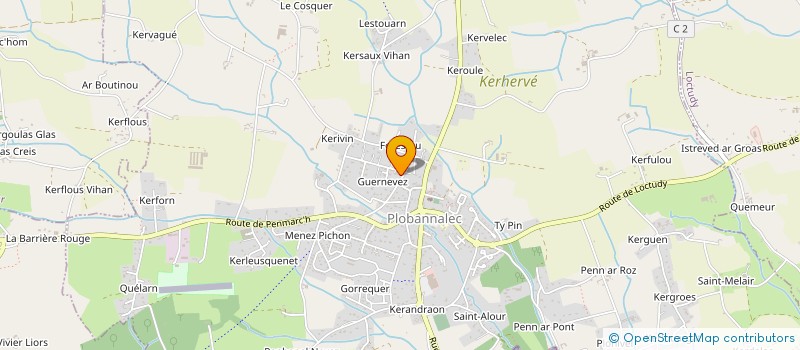 localisation de l'entreprise MONSIEUR SERGE GOSSELIN  PLOBANNALEC-LESCONIL