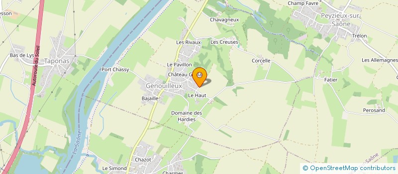 localisation de l'entreprise MONSIEUR SERGE GOUJON à GENOUILLEUX