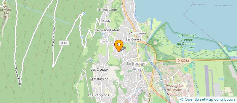 localisation de l'entreprise MONSIEUR SERGE GOUJON  LE BOURGET-DU-LAC