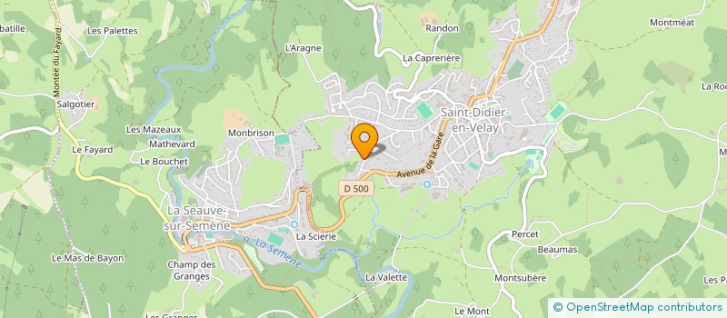 localisation de l'entreprise MONSIEUR SERGE GOUNON à SAINT-DIDIER-EN-VELAY
