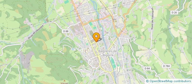 localisation de l'entreprise MONSIEUR SERGE GOURGET  BAGNERES-DE-BIGORRE