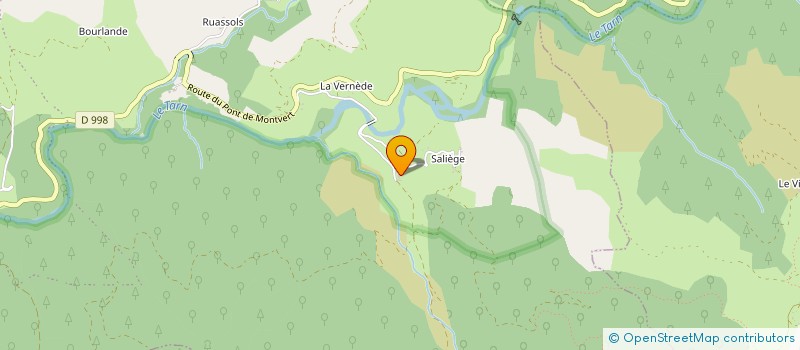 localisation de l'entreprise MONSIEUR SERGE GOUT  ROUSSES