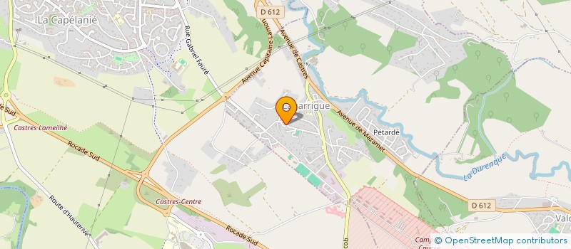 localisation de l'entreprise MONSIEUR SERGE GOUVEIA  LAGARRIGUE