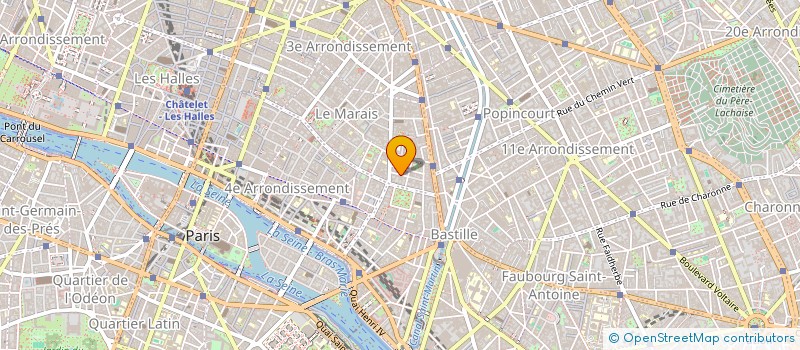 localisation de l'entreprise MONSIEUR SERGE GOUVERNE à PARIS