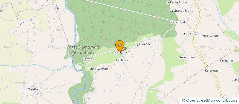 localisation de l'entreprise MONSIEUR SERGE GRAIGNIC  SCAER