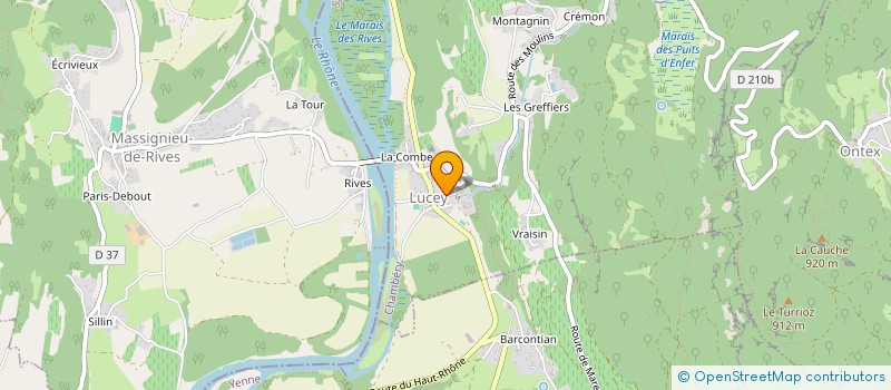 localisation de l'entreprise MONSIEUR SERGE GRAND  LUCEY