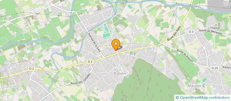 localisation de l'entreprise MONSIEUR SERGE GRANIER  ROBION