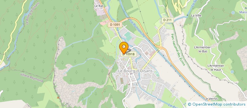 localisation de l'entreprise MONSIEUR SERGE GRASSI à LE BOURG-D'OISANS