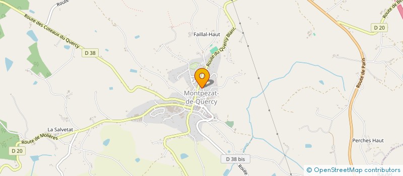 localisation de l'entreprise MONSIEUR SERGE GREGORIS  MONTPEZAT-DE-QUERCY