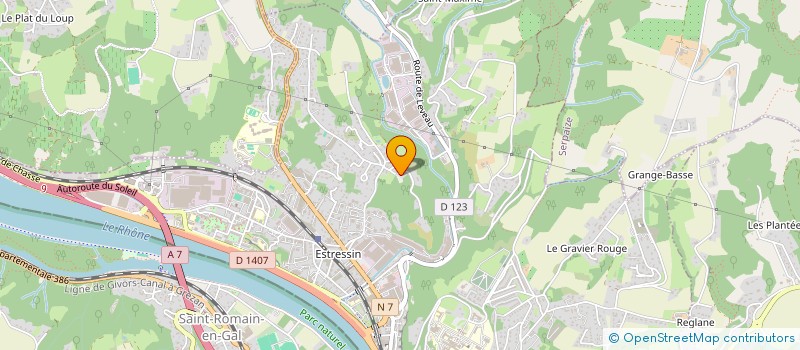 localisation de l'entreprise MONSIEUR SERGE GRENARD  SEYSSUEL