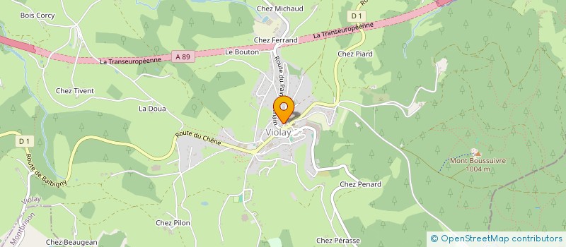 localisation de l'entreprise MONSIEUR SERGE GRENIER  VIOLAY