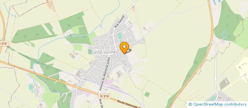 localisation de l'entreprise MONSIEUR SERGE GRESLE  GRISY-SUISNES