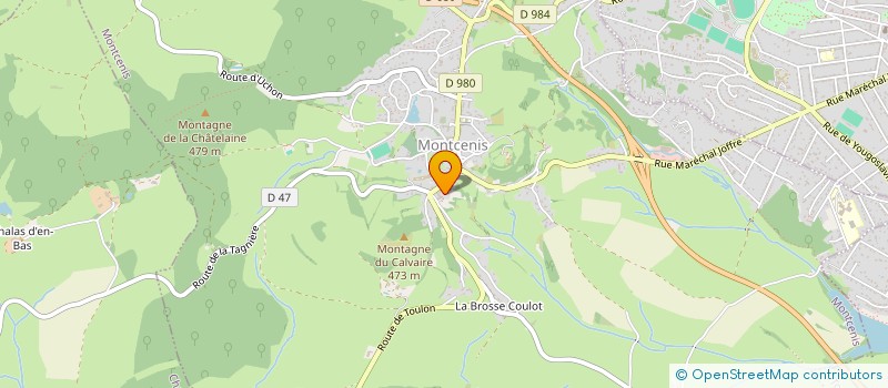 localisation de l'entreprise MONSIEUR SERGE GROBOT  MONTCENIS