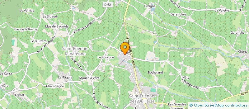 localisation de l'entreprise MONSIEUR SERGE GROCCIA  SAINT-ETIENNE-LA-VARENNE