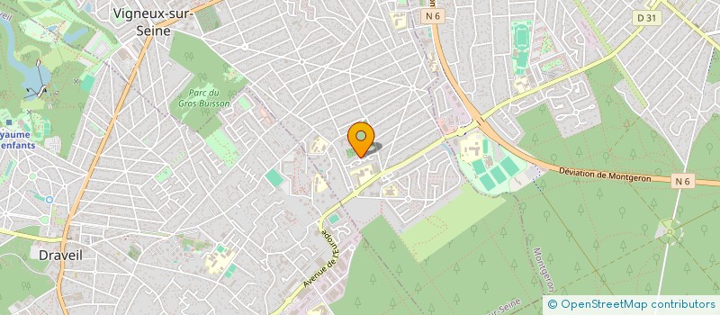 localisation de l'entreprise MONSIEUR SERGE GROEVIUS  VIGNEUX-SUR-SEINE