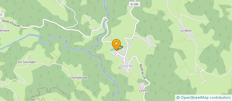 localisation de l'entreprise MONSIEUR SERGE GUARDIOLA  ISSARLES