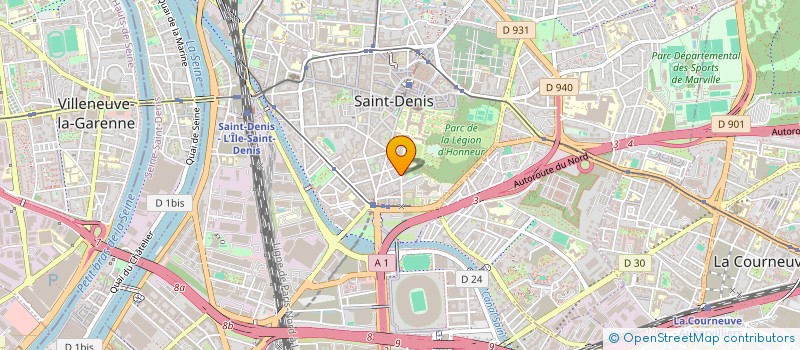 localisation de l'entreprise MONSIEUR SERGE GUEDE  SAINT-DENIS