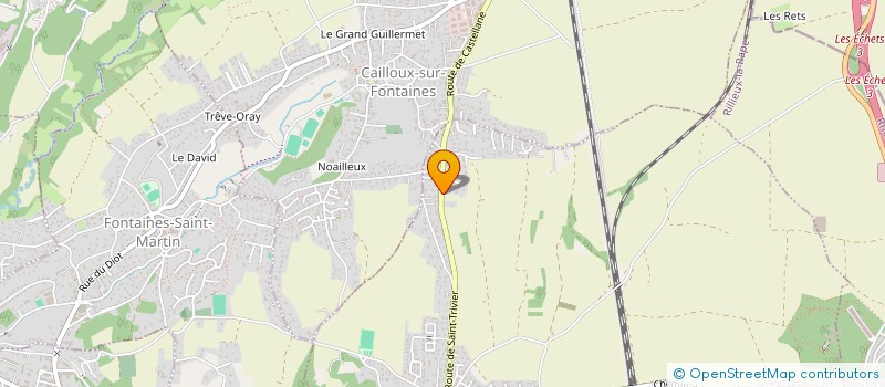 localisation de l'entreprise MONSIEUR SERGE GUELTON  SATHONAY-VILLAGE