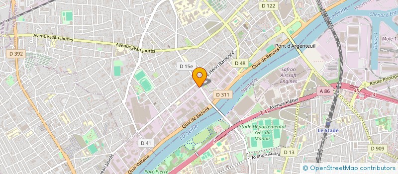 localisation de l'entreprise MONSIEUR SERGE GUERIEL à ARGENTEUIL