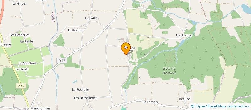 localisation de l'entreprise MONSIEUR SERGE GUERIF  SAINT-GANTON