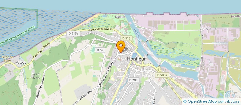 localisation de l'entreprise MONSIEUR SERGE GUERIN à HONFLEUR