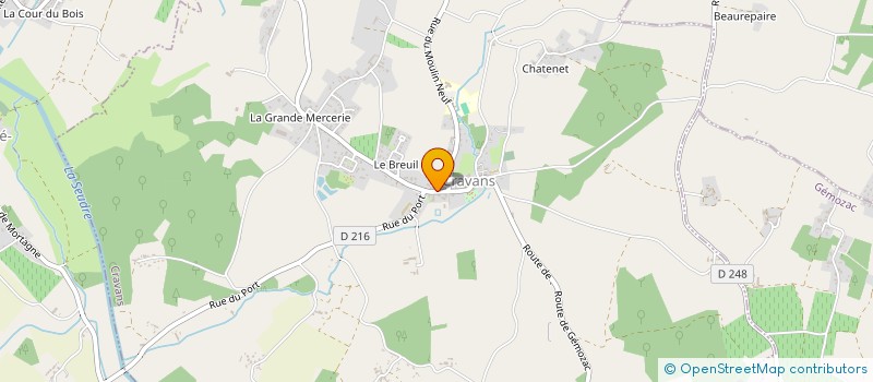 localisation de l'entreprise MONSIEUR SERGE GUIARD  CRAVANS