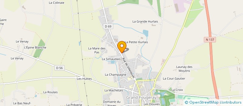 localisation de l'entreprise MONSIEUR SERGE GUIHEUX à GRAND-FOUGERAY