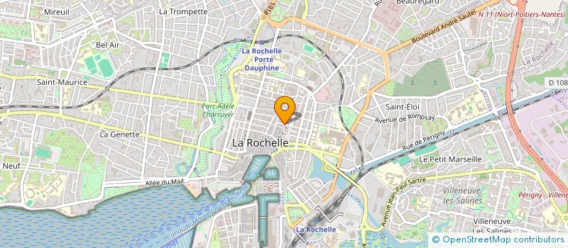 localisation de l'entreprise MONSIEUR SERGE GUILLARD à LA ROCHELLE