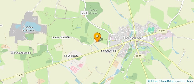 localisation de l'entreprise MONSIEUR SERGE GUILLEUX à ERDRE-EN-ANJOU