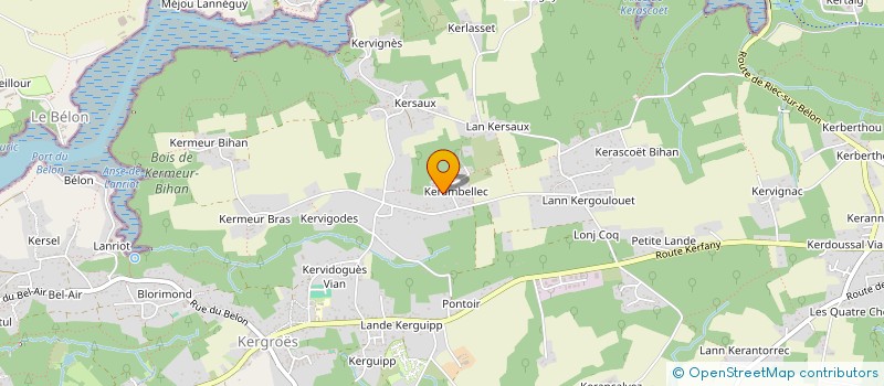 localisation de l'entreprise MONSIEUR SERGE GUILLOU  MOELAN-SUR-MER