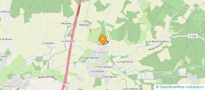 localisation de l'entreprise MONSIEUR SERGE GUINDET  FENIOUX